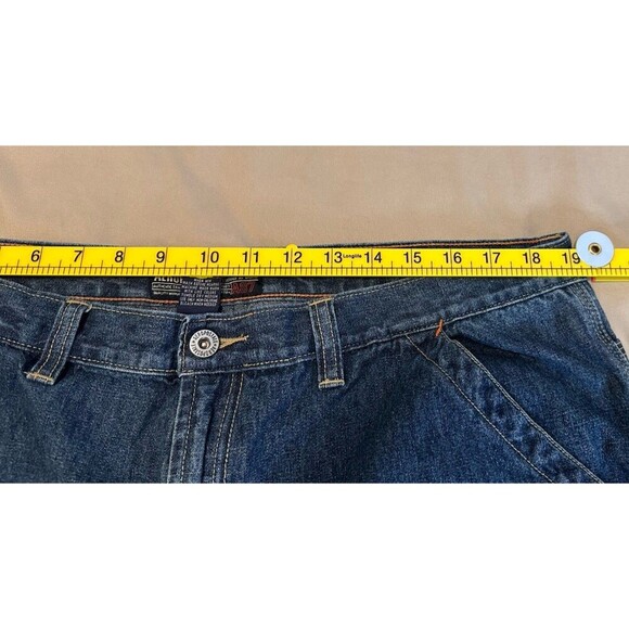 Aeropostale Men's Carpenter Shorts Size 38 100% Blue Cotton Denim - Picture 6 of 11